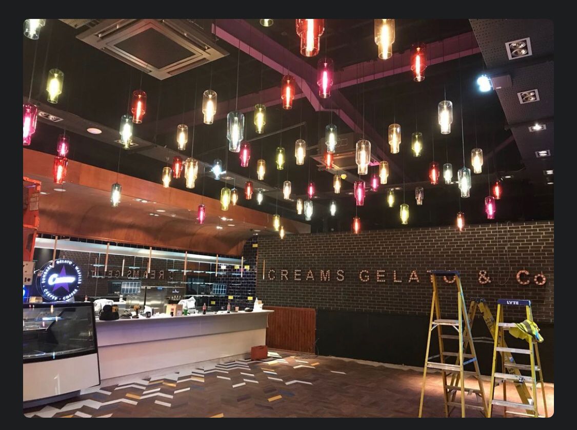Feature lighting installation